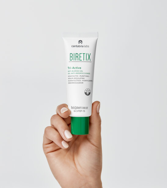 Gel facial para marcas de acné