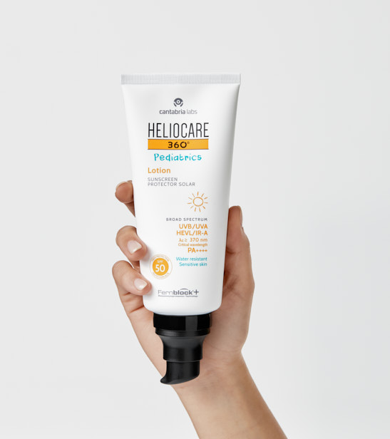 Crema solar pediátrica